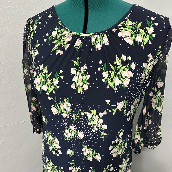 Tommy Hilfiger Navy Floral Dress - Picture 2 of 8